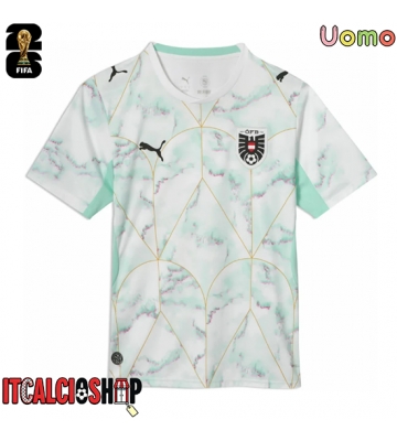 Austria Seconda Maglia Mondiali 2026 Manica Corta